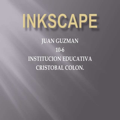 Diseño grafico con inkscape clase 1 | PPTX