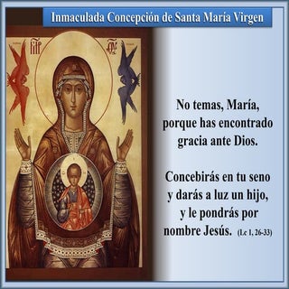 Inmaculada concepción de santa marí...