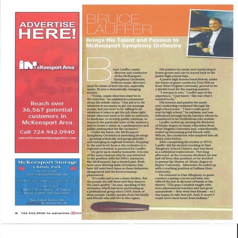 In Mckeesport Mag Page 1