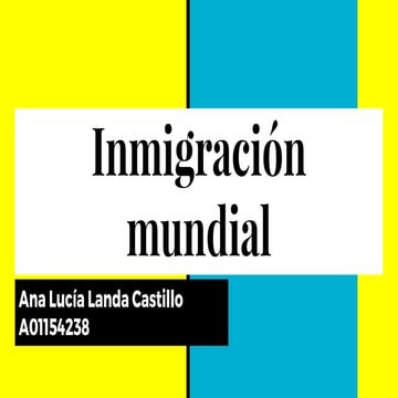 Inmigración mundial 