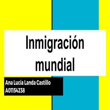 Inmigración mundial 