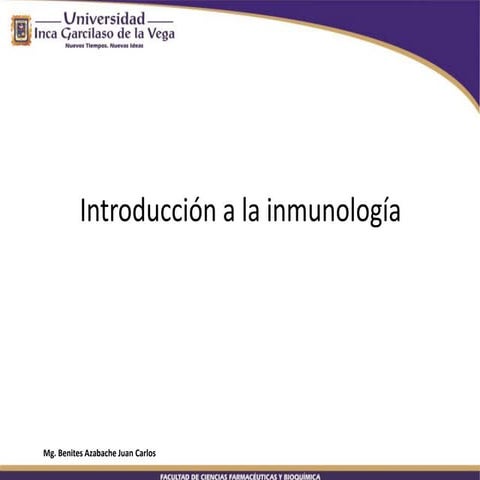 INTRODUCCION A LA INMUNOLOGIA