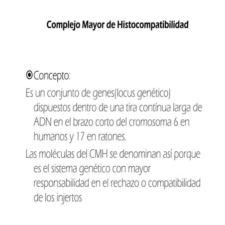 Complejo mayor de histocompatibilidad