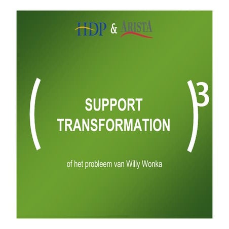 Charlie & The Chocolate factory - A CIO's tale