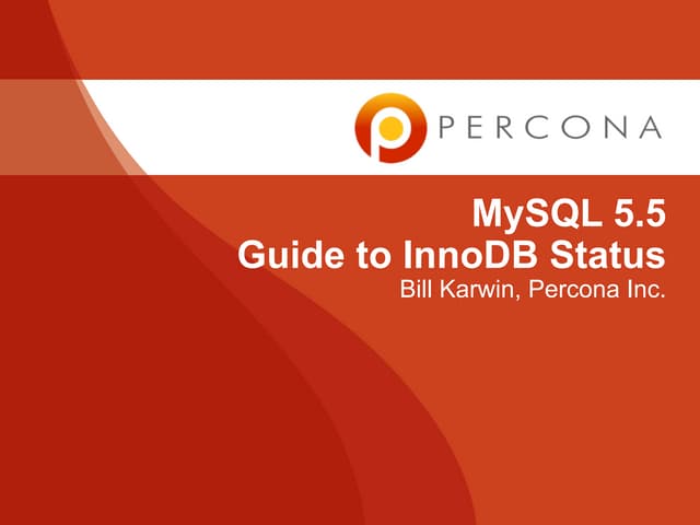 MySQL 5.5 Guide to InnoDB Status