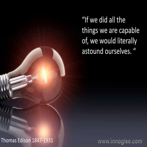 Innovation: Inspirational Edison Quotes
