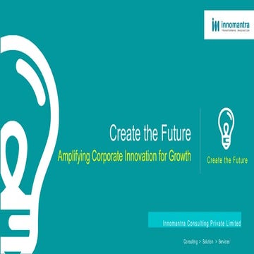 Innomantra - Create The Future - Introduction Deck - 2022 v1.0