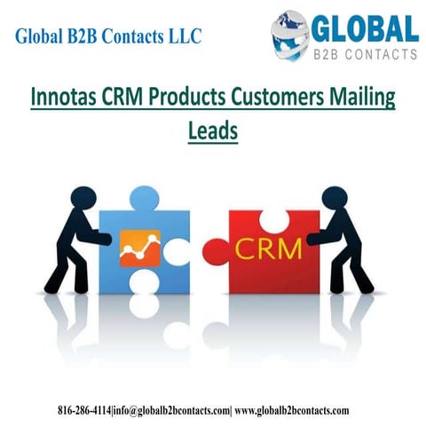 Innotas CRM products customers mailing leads