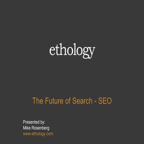 The Future of Search-SEO 
