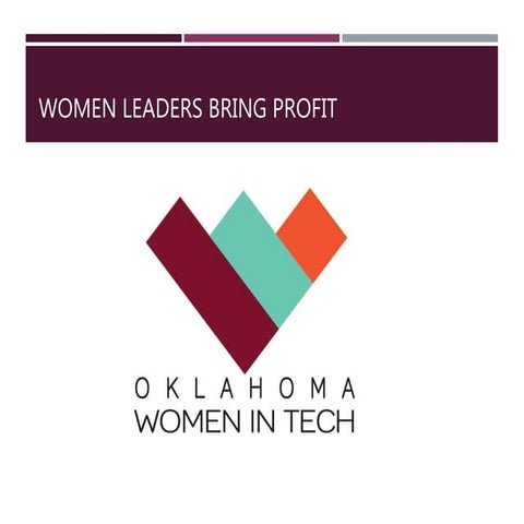 Women Leaders Bring Profit