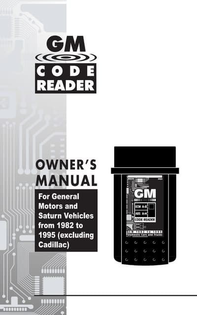 Innova 3123 GM OBD1 Code Reader