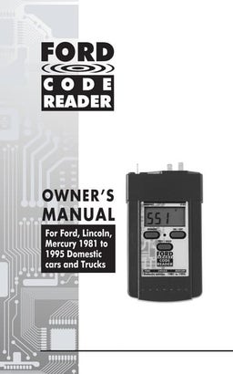 Ford OBD1 Code List (PDF) | PPT