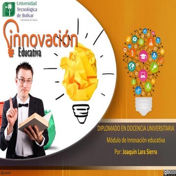 Formación de docentes para la innovación educativa María Gpe. Moreno | PDF