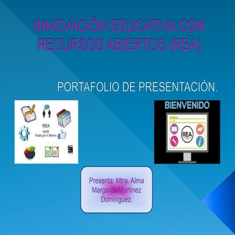 INNOVACIÓN EDUCATIVA CON RECURSOS ABIERTOS. PORTAFOLIO DE PRESENTACIÓN