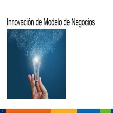 Innovación en Modelos de Negocio | PDF