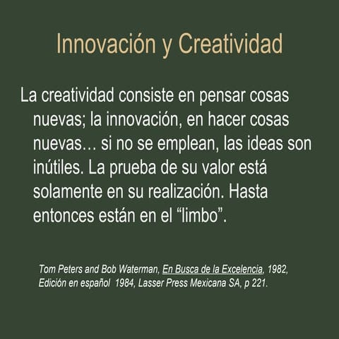 Innovación y Creatividad Triz Conferencia