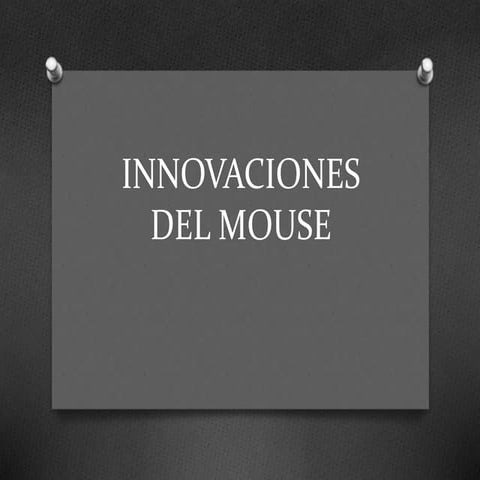 infografia del mouse | PPTX
