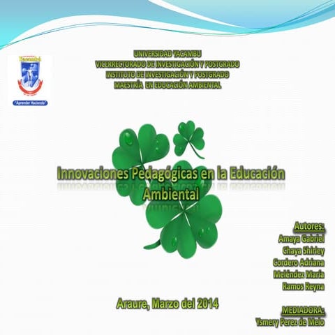 Innovaciones Pedagogicas en Venezuela