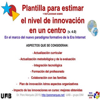 Plantilla para estimar el nivel de ...