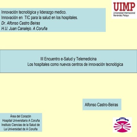 Innovacion Tecnoliga Y Hospital