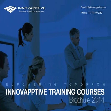 Innovapptive training courses brochure 2014