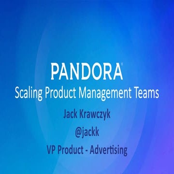 Scaling Product Management Teams | PDF