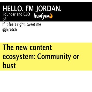 The new content ecosystem - Communi...