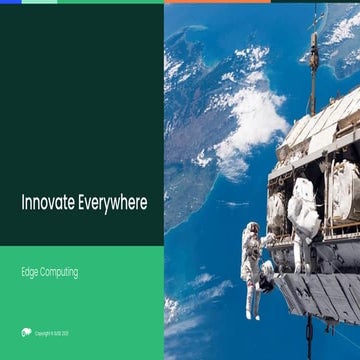 Innovate everywhere - SUSE edge