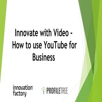 Innovate with Video - Power Of Video for Business