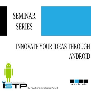 Innovate your ideas through Android