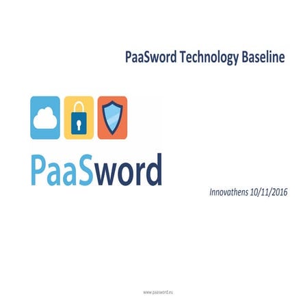 PaaSword - Technology Baseline