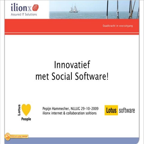 Innovatief Met Social Software Ilionx