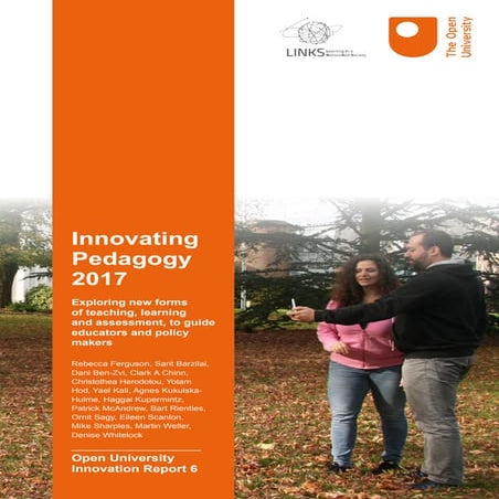  Innovating Pedagogy Report 2017