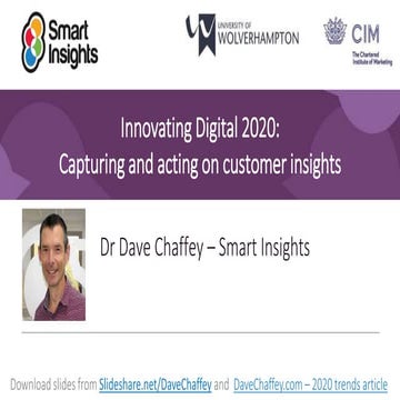 Innovating digital 2020 : Digital Marketing trends
