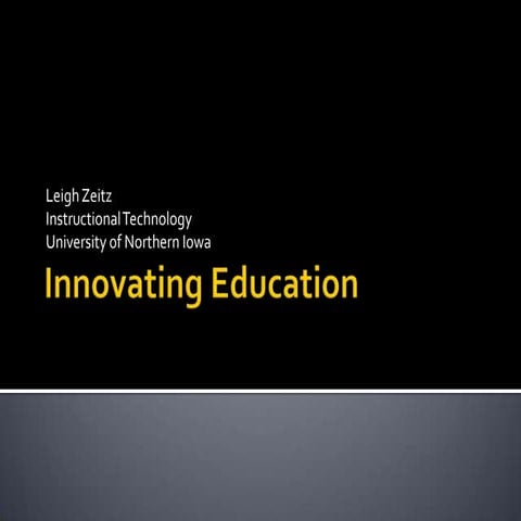 Innovating education 2