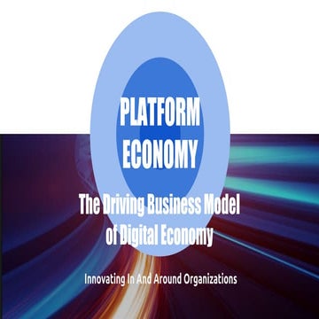 Digital Platform Economy