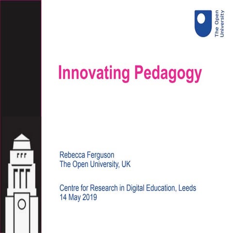 Innovating pedagogy