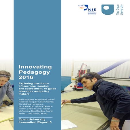Innovating pedagogy 2016