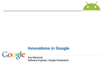 Google Innovation