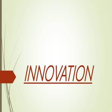 Marketing Innovation 