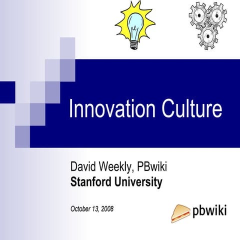 Innovation Culture (Stanford)