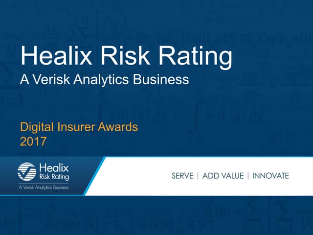 Asia Insurance Innovation Award 2017 - Healix