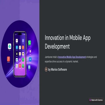 The Future of Innovation: A Deep Dive into Mobile App Development