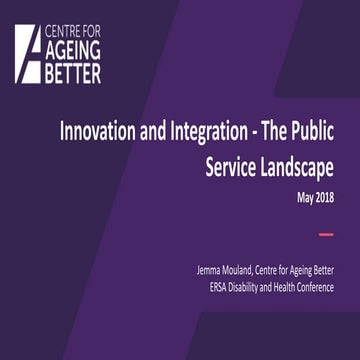 Innovation integration-publi- service-landscape