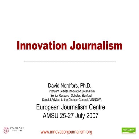 Innovation Journalism