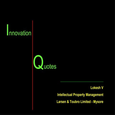 Innovation Quotes -Motivational  