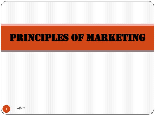 INNOVATIONS IN MARKETING