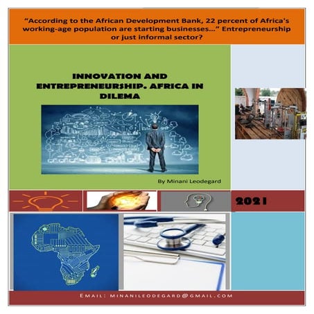 Innovation and entrepreneurship. africa in dillema