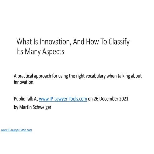 What Is Innovation, And How To Classify Its Many Aspects