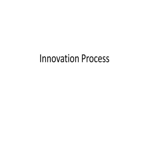 Innovation and its types